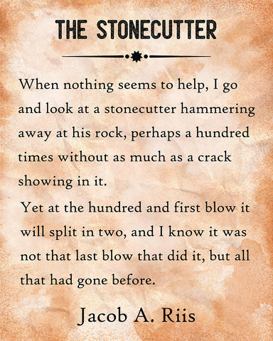 Jacob A. Riis The Stonecutter