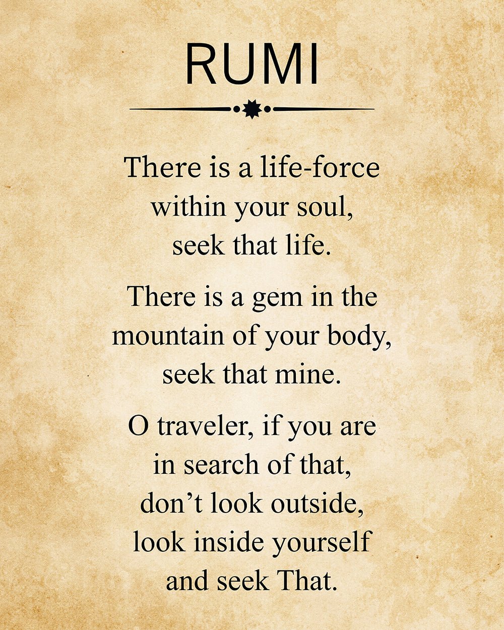 Rumi Poem