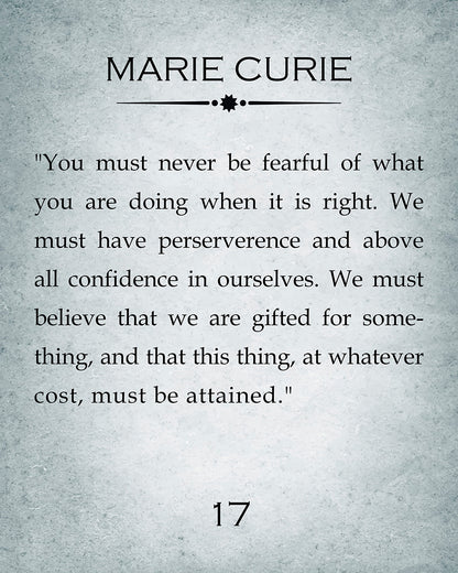 Marie Curie Quote