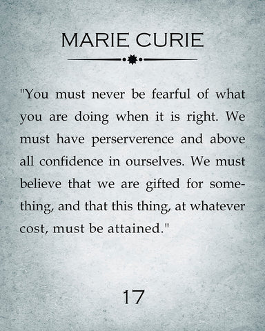 Marie Curie Quote