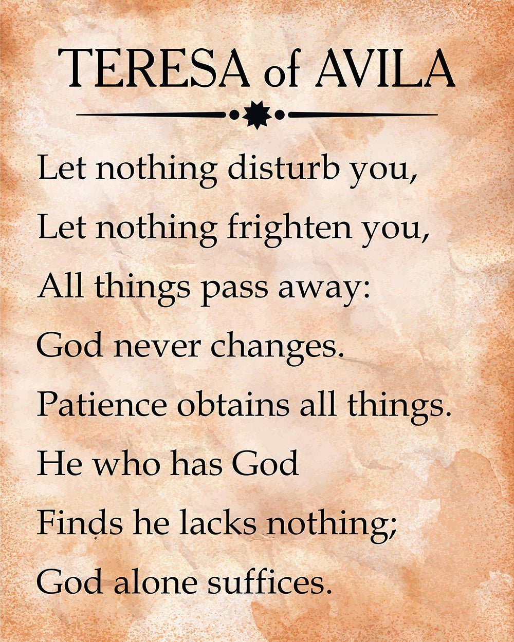 Let Nothing Disturb You