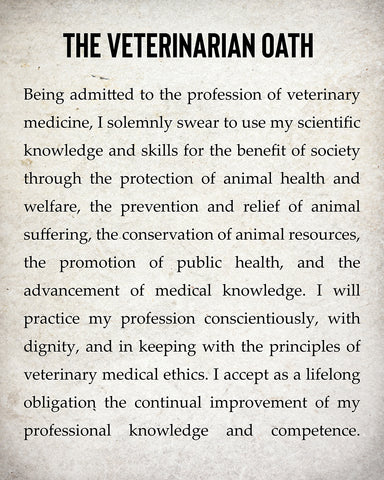 The Veterinarian Oath