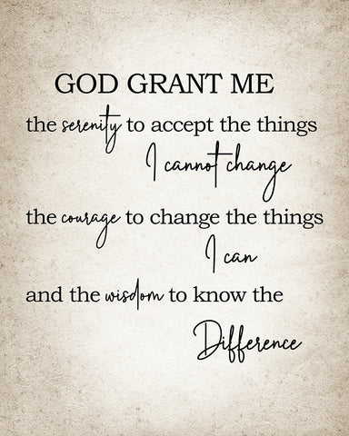 God Grant Me Sign