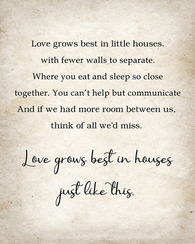Love Grows Best
