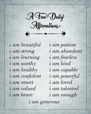 Positive Affirmations