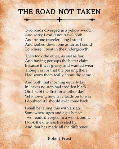 The Road Not Taken