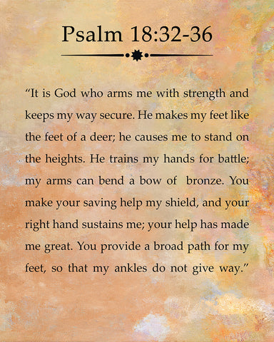 Psalm 18:23-36