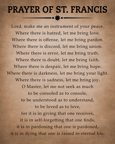 Prayer of Saint Francis