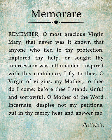 Memorare Prayer