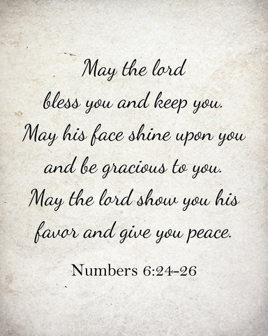 May The Lord Bless You