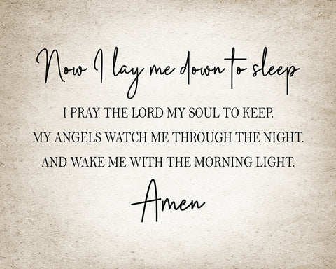 Lay Me Down To Sleep