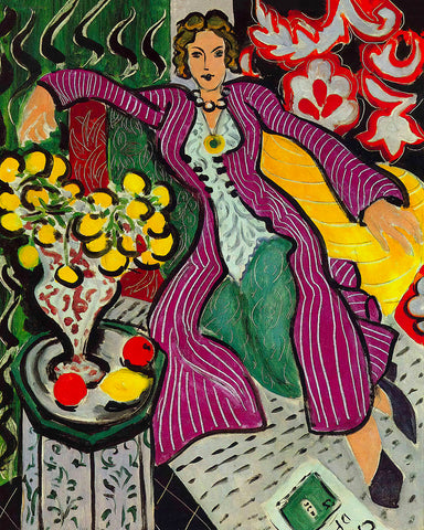 Henri Matisse - The Woman in Purple Robe