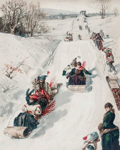 Henry Sandham - Tobogganing
