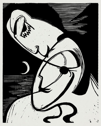 Ernst Ludwig Kirchner - The Kiss