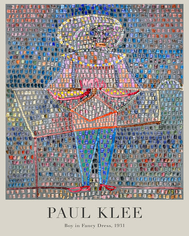 Paul Klee - The Boy in Fancy Dress