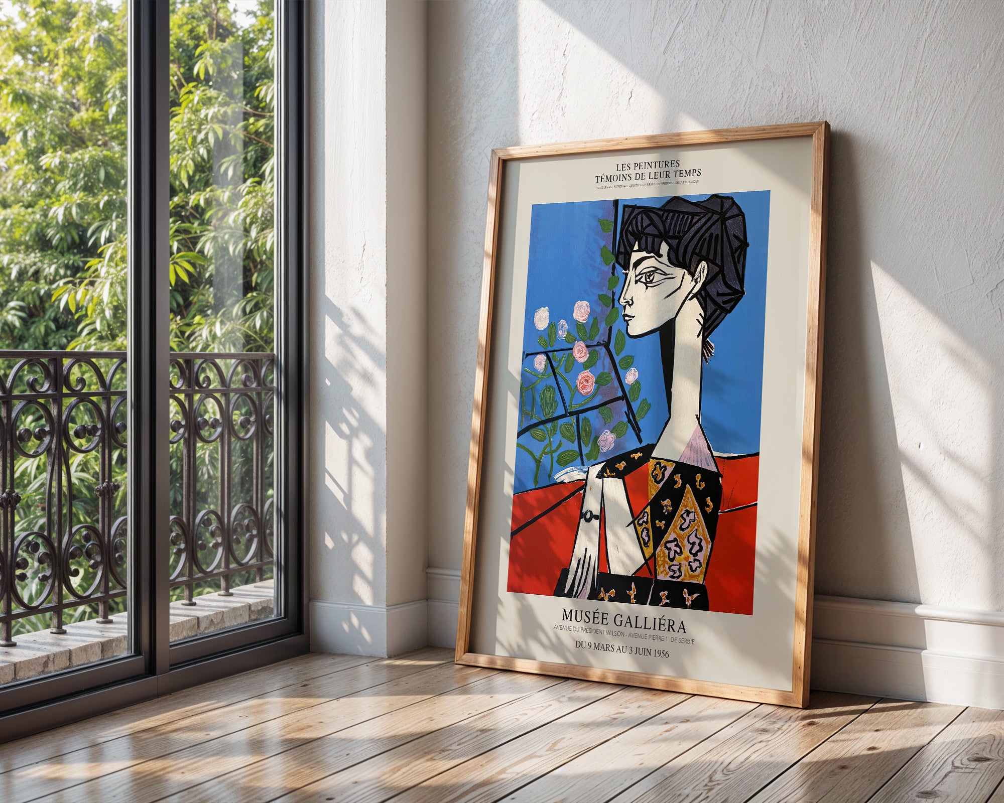 Picasso - Jacqueline with Flowers – Poster Master