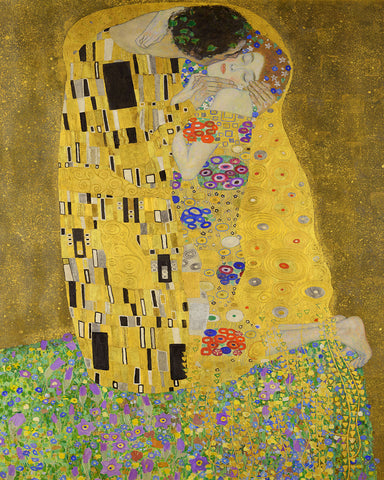 Gustav Klimt - The Kiss No1
