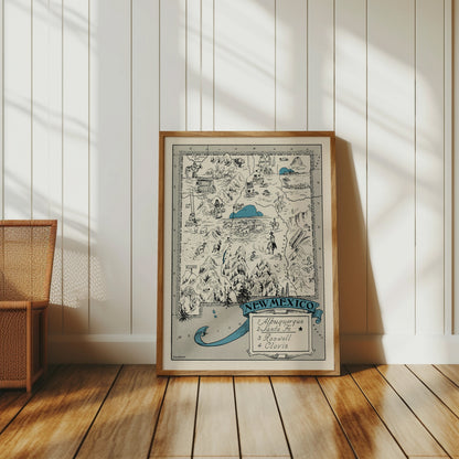 New Mexico Pictorial Map