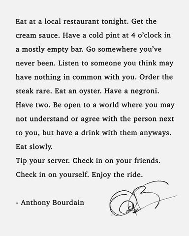 Eat at a Restaurant Tonight