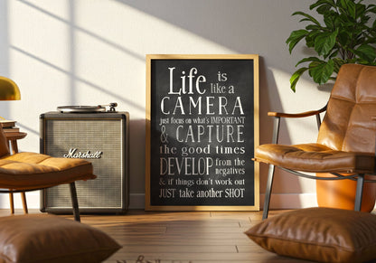 Life Is Like A Camera
