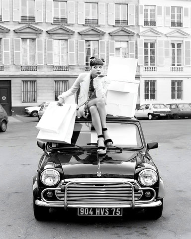 Lady with Shopping Bags No1