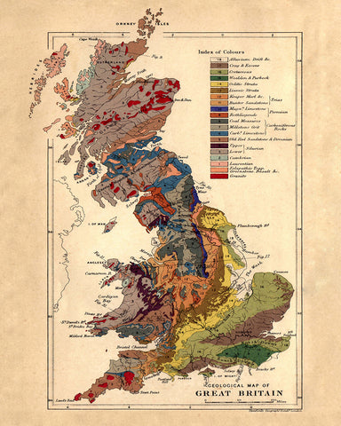 Geological Map of Great Britain