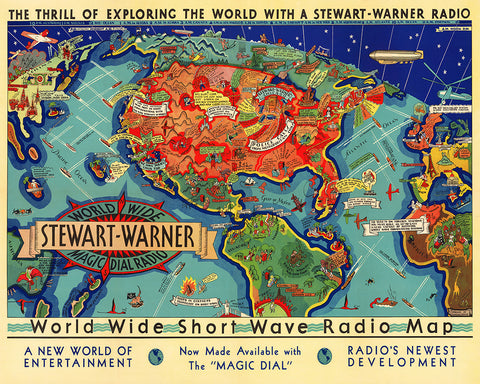 Short Wave Radio Map