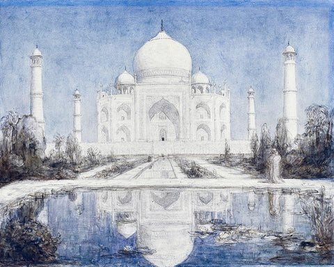 Taj Mahal in Moonlight