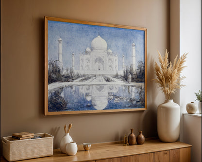 Taj Mahal in Moonlight