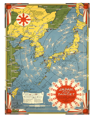 World War 2 Japan Map