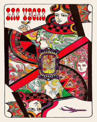 Las Vegas Queen Playing Card