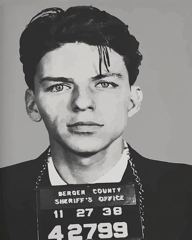 Frank Sinatra Mugshot