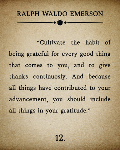 Habit of Being Grateful