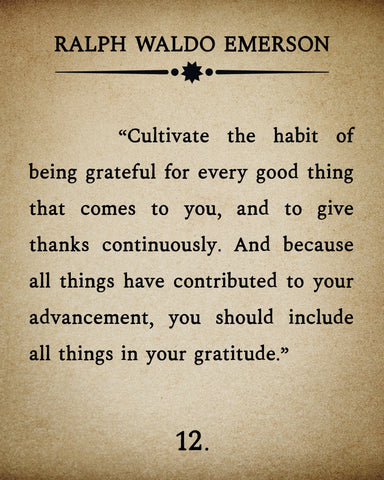 Habit of Being Grateful