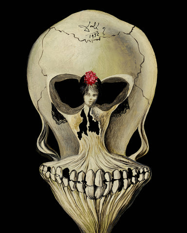 Salvador Dali - Ballerina in a Death's Head