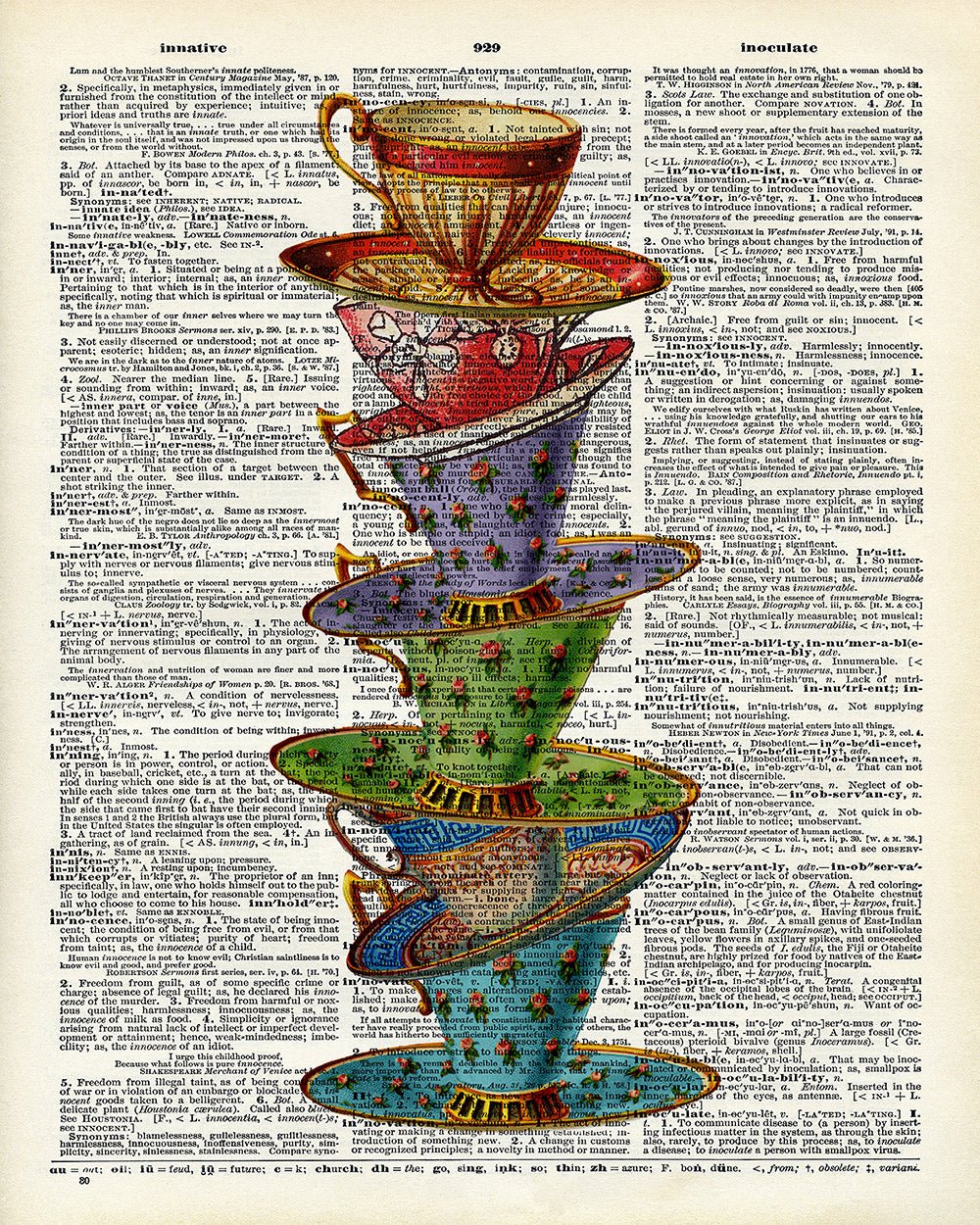 Stacked Teacups