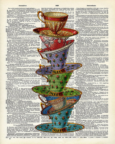 Stacked Teacups