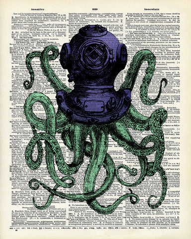 Kraken With Helmet