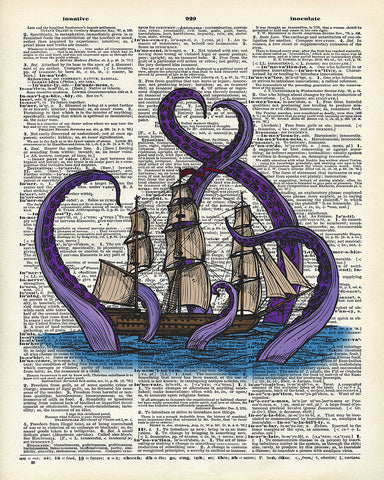 Purple Tentacles and Ship No1