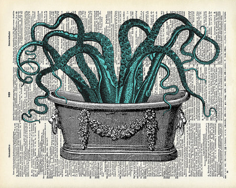 Octopus in Bathtub