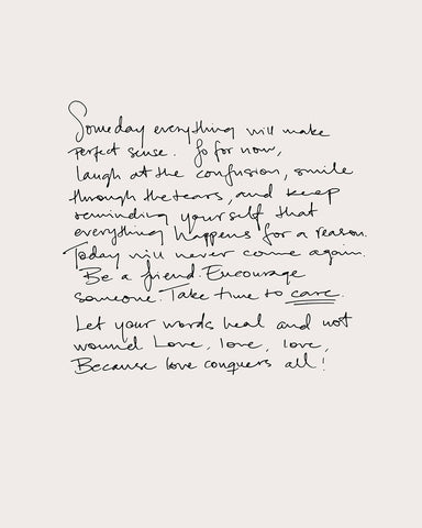 Because Love Conquers All