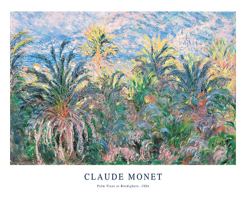 Claude Monet - Palm Trees at Bordighera