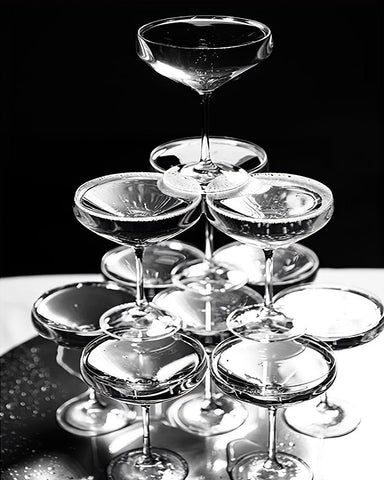 Champagne Glass Tower