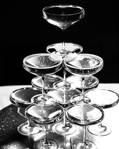Champagne Glass Tower