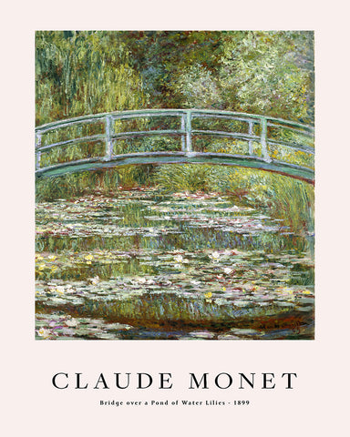 Claude Monet - Bridge Over A Pond of Water Lilies