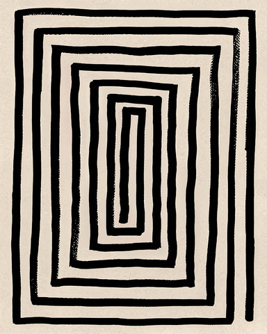 Thick Black Line Drawing