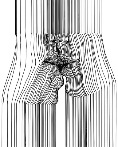 Kissing Line Drawing