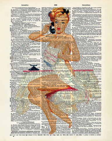 Pin-Up Girl on Telephone