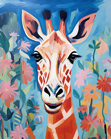 Watercolor Giraffe