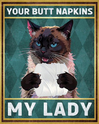 Your Butt Napkins My Lady No3